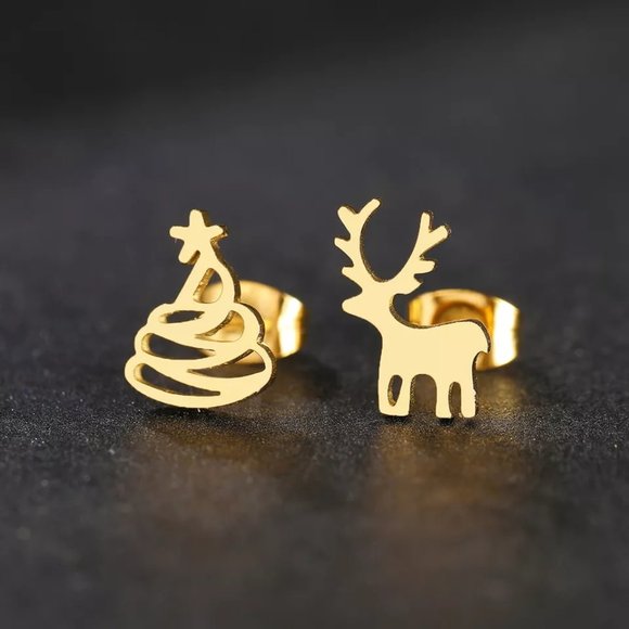 Christmas stud earrings - Picture 1 of 4